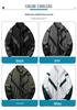 Men's Spring & Autumn Color-Block Sports Jacket with Reflective Strips - Casual Stand-Up Collar.