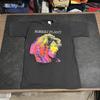 Vintage Robert Plant Manic Nirvana Shirt Mens L Black Band Rock Tee 90s Unisex T-Shirt