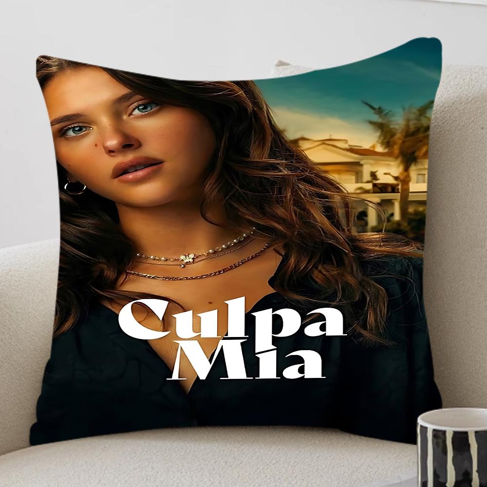 My Fault Culpa Mia Movie Maple Design Cushion Cover Happy Autumn Harvest Decor Holiday Decorati Pillow Cover