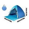 Quick Automatic Opening Beach Tent Sun Shelter UV-protective Tent Shade Lightwight Pop Up Beach Tent For Outdoor Camping Fishing