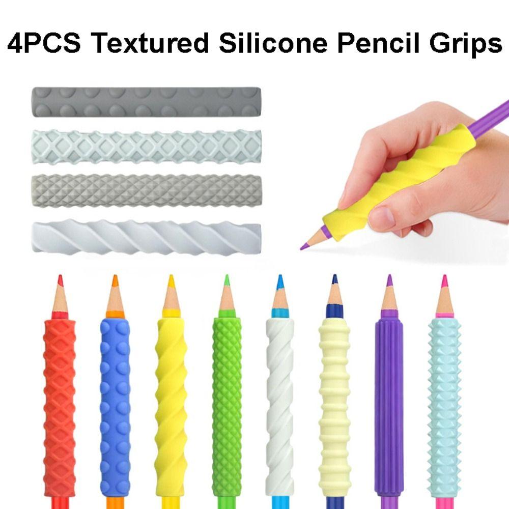 Textured Pencil Grips Write Right Learning Pen Holder New Pencil Sleeves