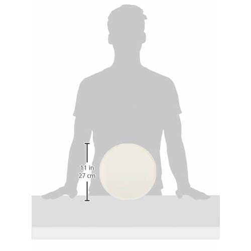 Tiger Crown Rotating Table, White, 270 X 24mm, Calco Rotating Caster, 27cm, Styrene Resin, 360-Degree Rotation, 5kg Load Capacity, 1339