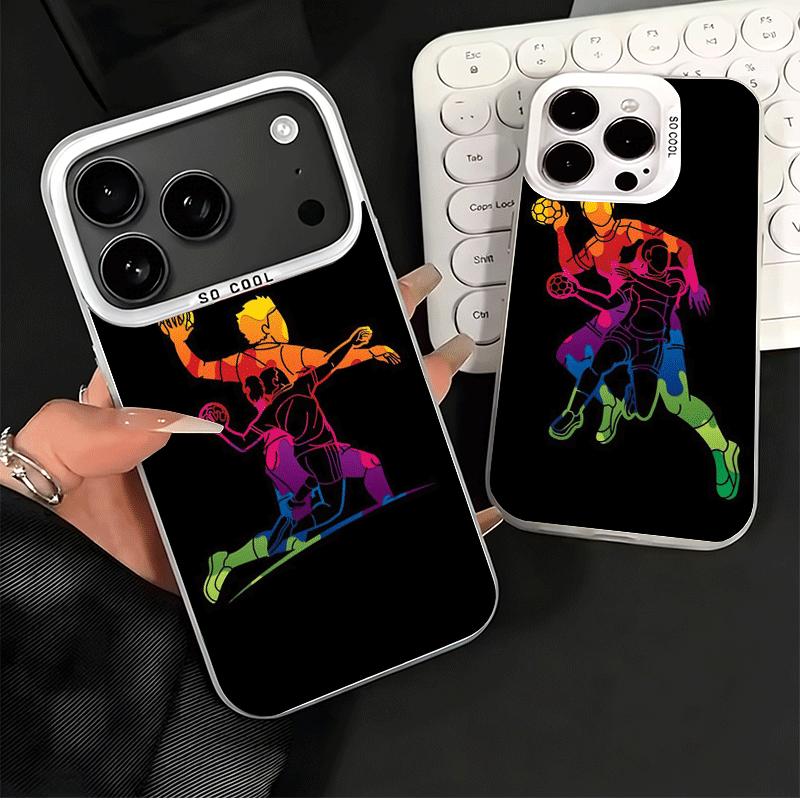 Handball Sport Shockproof Phone Case for iPhone 17 Air 16 16E 15 Pro Max 14 Plus 13 Mini 12 Back Cover Anti Fall Fundas