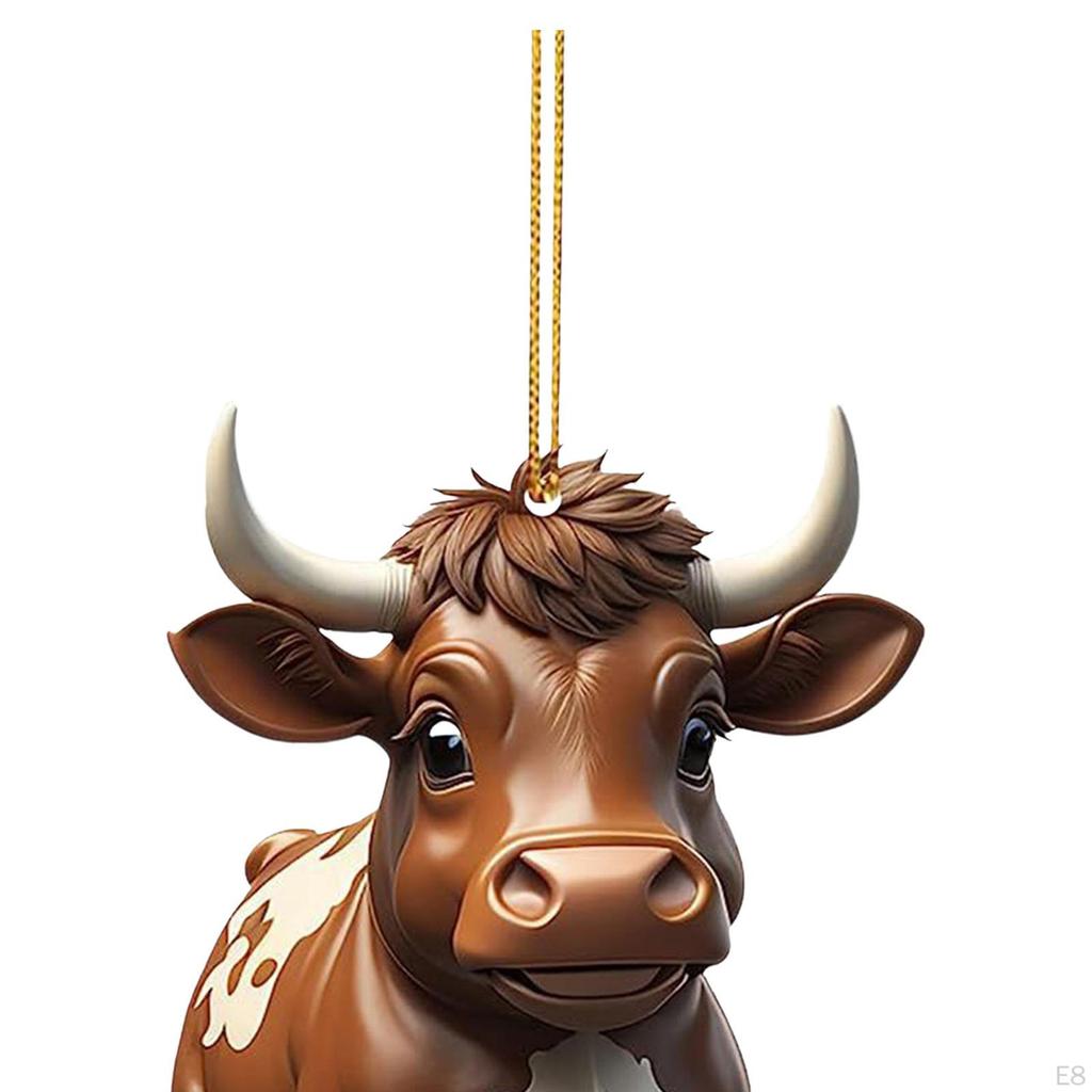 Christmas Tree Decorations Acrylic Ornaments Birthday Gift Door Window Car Pendants for Home