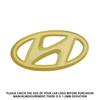 Car Steering Wheel Badge Logo Auto Badge Styling Decal Accessories For HYUNDAI i20 i30 Tucson i10 ix35 i40 Veloster Genesis Kona lh3