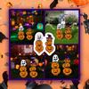Halloweens Double Fellow pumpkins Metal Stake Stable Lawn Decoration Raitight Outdoor Party