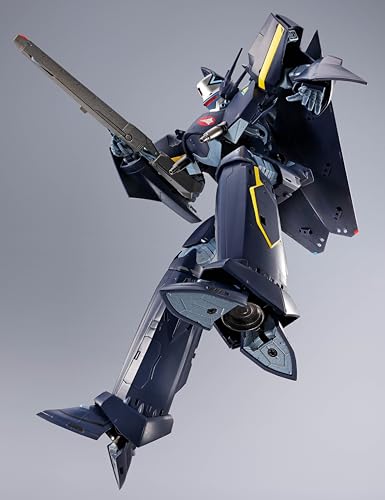 Tamashii Nations DX Chogokin Macross 7 VF-17S Nightmare Stealth Valkyrie Gumlin Kizaki Machine 250mm ABS Metal PVC Movable Figure