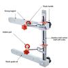 Upgrades Steel Drawer Rail Alignment Jig with Extendable Length Design Cabinet Slide Installation Tool for DIY Projects
