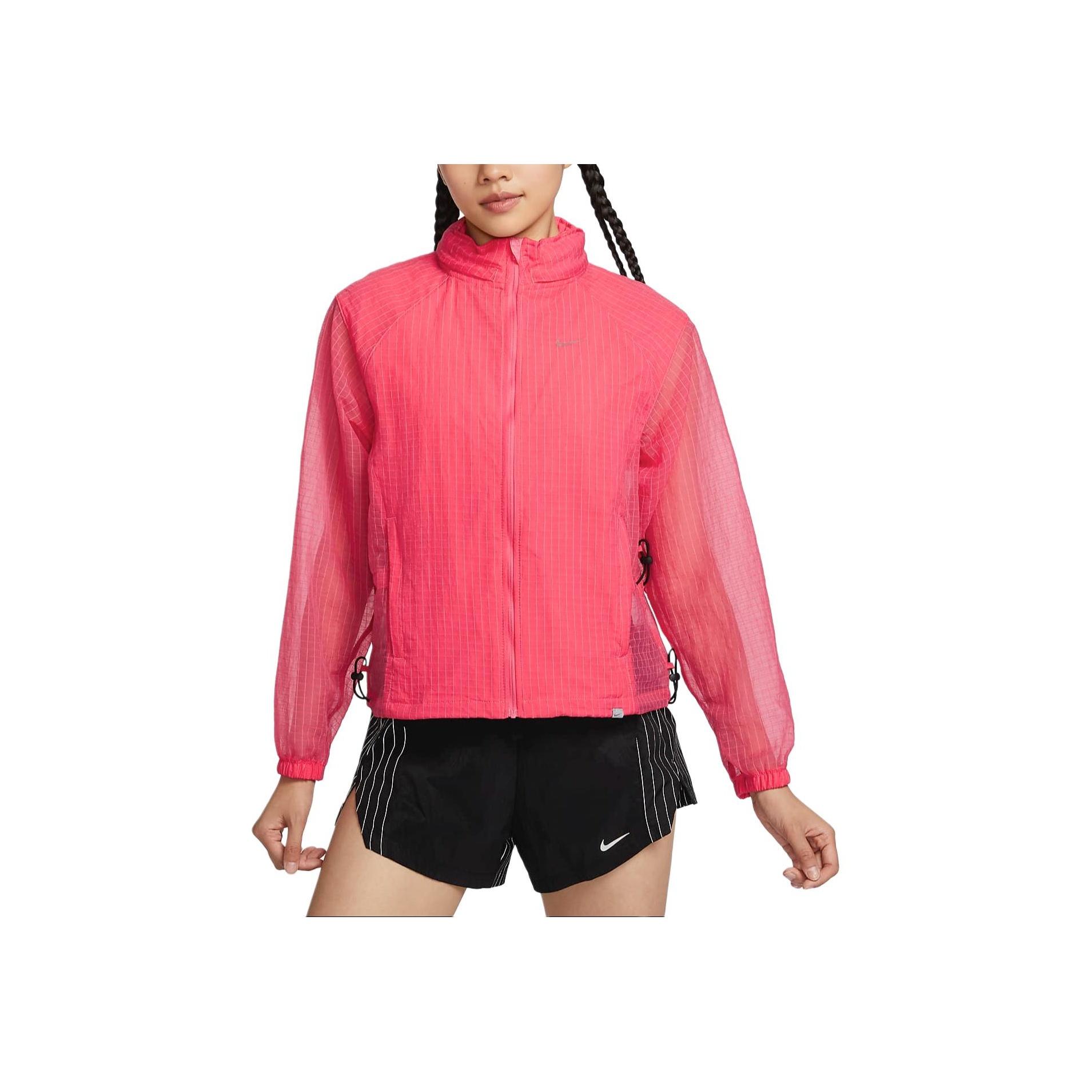 

Nike Running Division Легкая удобная повседневная спортивная куртка женские куртки фиолетово-розовые FV6404-629 L