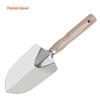 In Stock: Stainless Steel Garden Shovel for Planting and Outdoor Use, Ideal for Cauliflower and Other Vegetables.