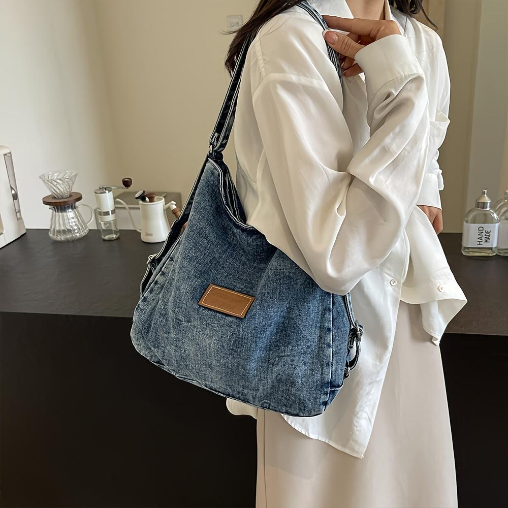Casual Large Canvas Two Ways To Wear Tote Bag For Women Adjustable Strap Zip Closure Polyester Lined Multi-Functional Travel Backpack