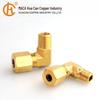 South American Copper Right Angle Pneumatic Elbow Joint with External Thread