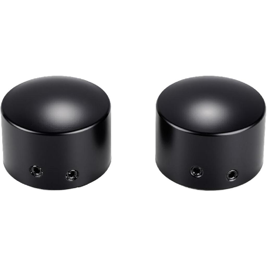 CHANGCHENG Front Axle Nut Cover Cap,Aluminum Alloy Front Lug Nut Cover for Touring Sportster Trike Glide Softail VRSC Models