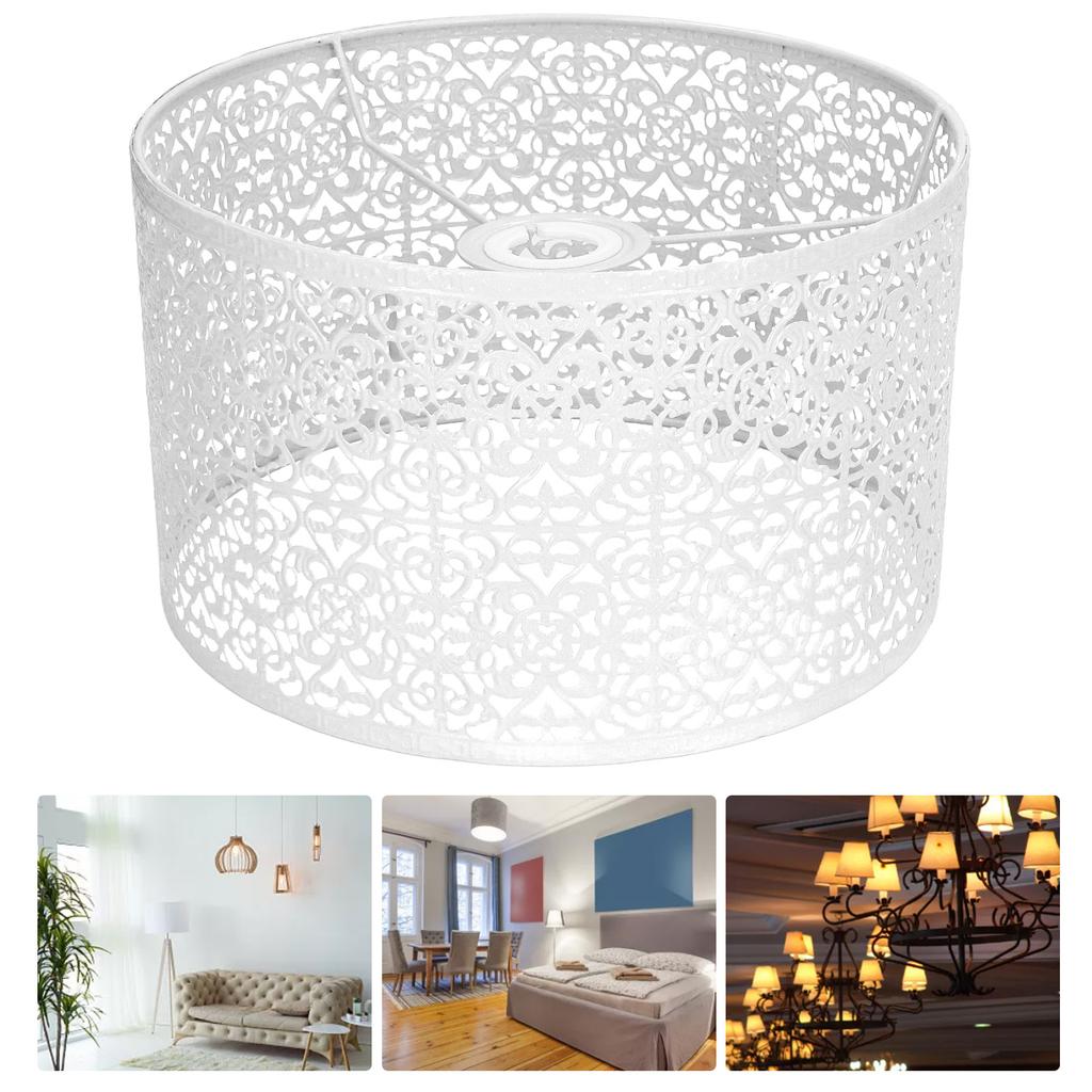 Lamp Shade Hollow Out Metal Lampshade E27 E14   Use Good Heat Dissipation Exquisite Lamp Cover