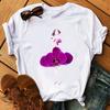 Fashion Flowers Red Rose Skirt Print T-shirt Women T Shirt Femme Harajuku Shorts Sleeves Shirt Summmer Tops Tshirt