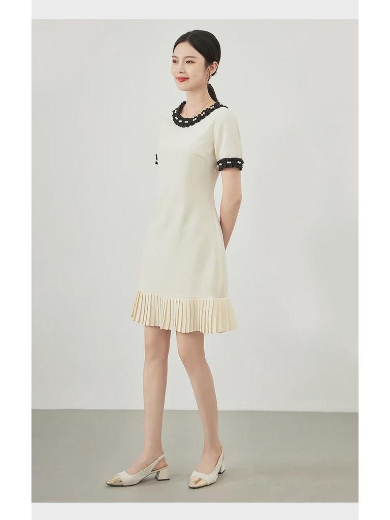 French Romantic Summer Dress: Sweet, Versatile, Lightweight for Children