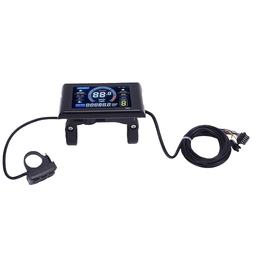 Écran LCD de Vélo Électrique Coloré Ordinateur de Cyclisme de Montagne Étanche Compteur Intelligent avec NFC SM