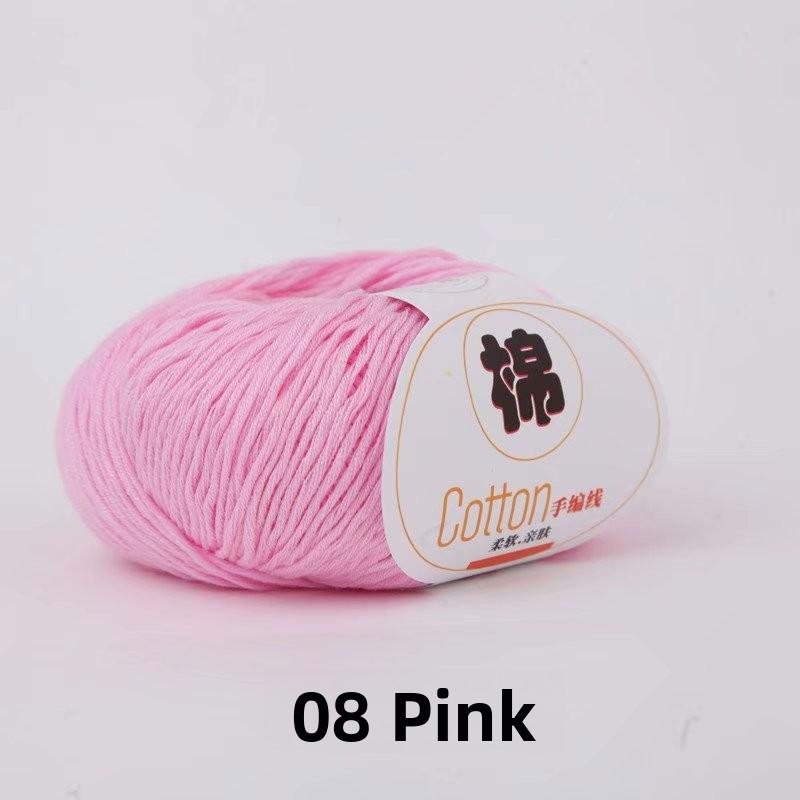 4-Ply Hand Knitted Cotton Yarn for Baby Milk Cotton DIY Wool Ball Children Sweater Fabric Cotton Tead Baby Knitting Yarn