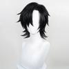 Parrucca Hunch Cos Nera - Capelli Corti Freschi con Copricapo Integrale - Parrucche Adatte per Cosplay Anime o Quotidiani