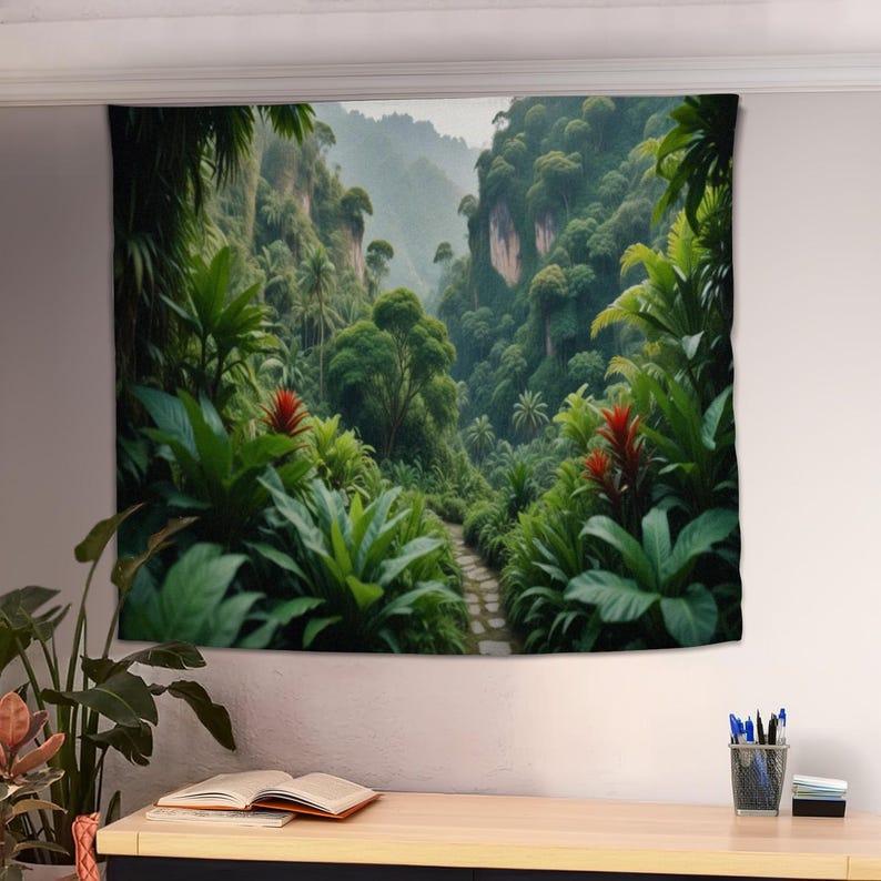 jungle tapestry 75x100