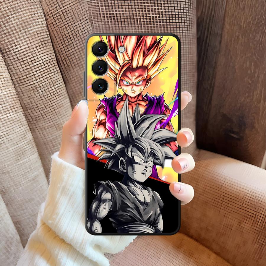 Case for Samsung Galaxy A22 A52 A32 A41 A23 A53 A26 A72 A35 A25 A71 A36 A24 A55 A51 A73 Black Soft Phone Cover Dragon Ball