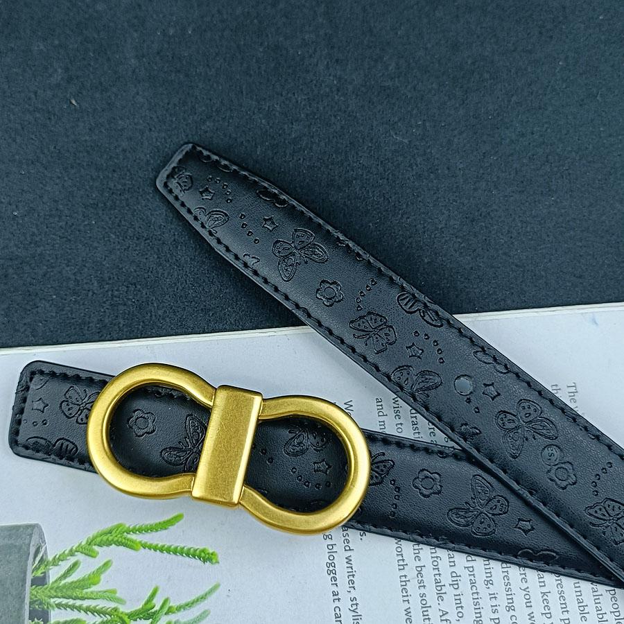 2.5cm Classic Belt Luxury Designer Famous Brand High Quality Leather Hot Women Belts For Dress