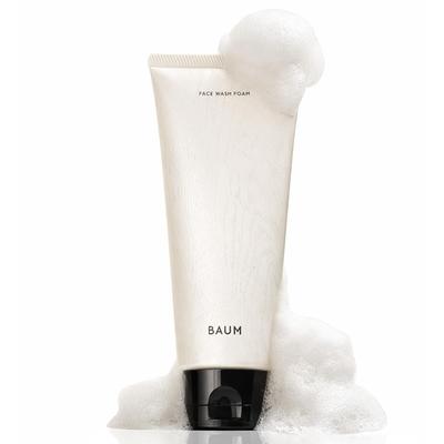 BAUM Face Wash Foam 150g Facial Cleanser WOODLAND WINDS Scent Forest Birthday Organic Tree Skincare, Moisturizing, Bathing, Unisex, Men's, Gift,