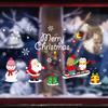 Autocolante Festive de Sărbători: Decor Static pentru Uși și Ferestre de Sticlă pentru Crăciun și Anul Nou