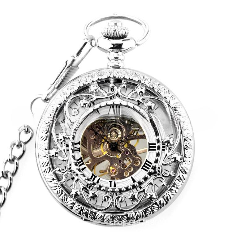 Новые карманные часы в стиле ретро с полым резным корпусом, мужские часы, механические карманные часы с перекидным механизмом, ретро-часы с ожерельем, мужские и женские карманные часы для студентов