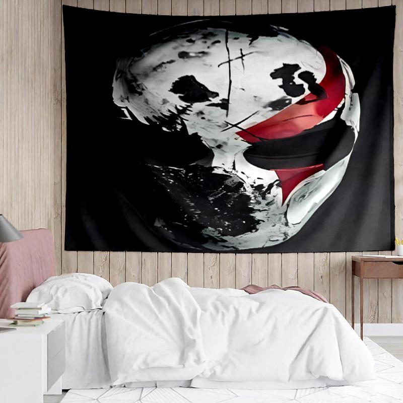 Devil's Night Tapestry for Bedroom Aesthetic Classroom Tapestries Wall Hanging for Living Room Dorm Office,Ideal Creative Gift