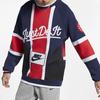 Nike City Edition London Patchwork Hoodie Men Tops Red Blue AR1993-410