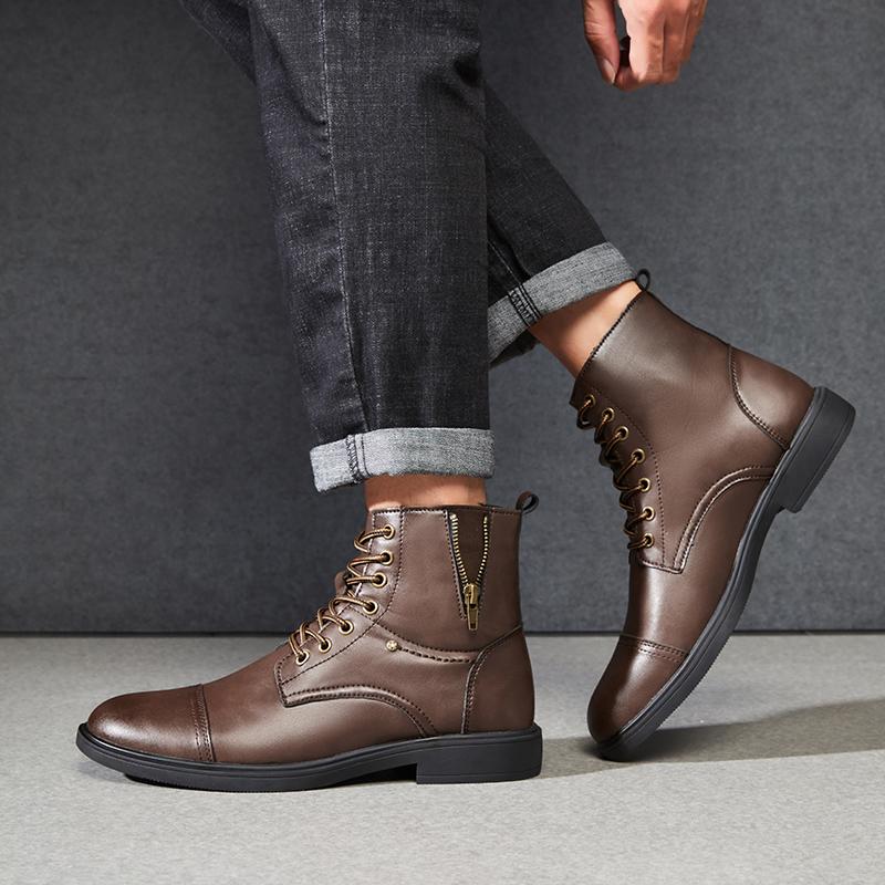 Pánské společenské boty Osobnostní trend Paty Kožené Svatební boty Pánské ploché kožené Oxfords Společenské boty