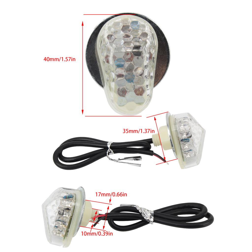 Motorcycle Turn Signal Indicator Flashing Lights LED Bulb Light For Yamaha YZF R25 R3 R1 R6 R6S FZ1 FZ6 FZ8 FAZER XJ6 MT03