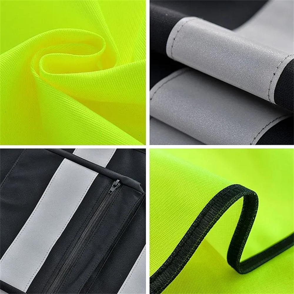 Светоотражающий жилет повышенной видимости Рабочая одежда Мотоциклетная езда — фото 7