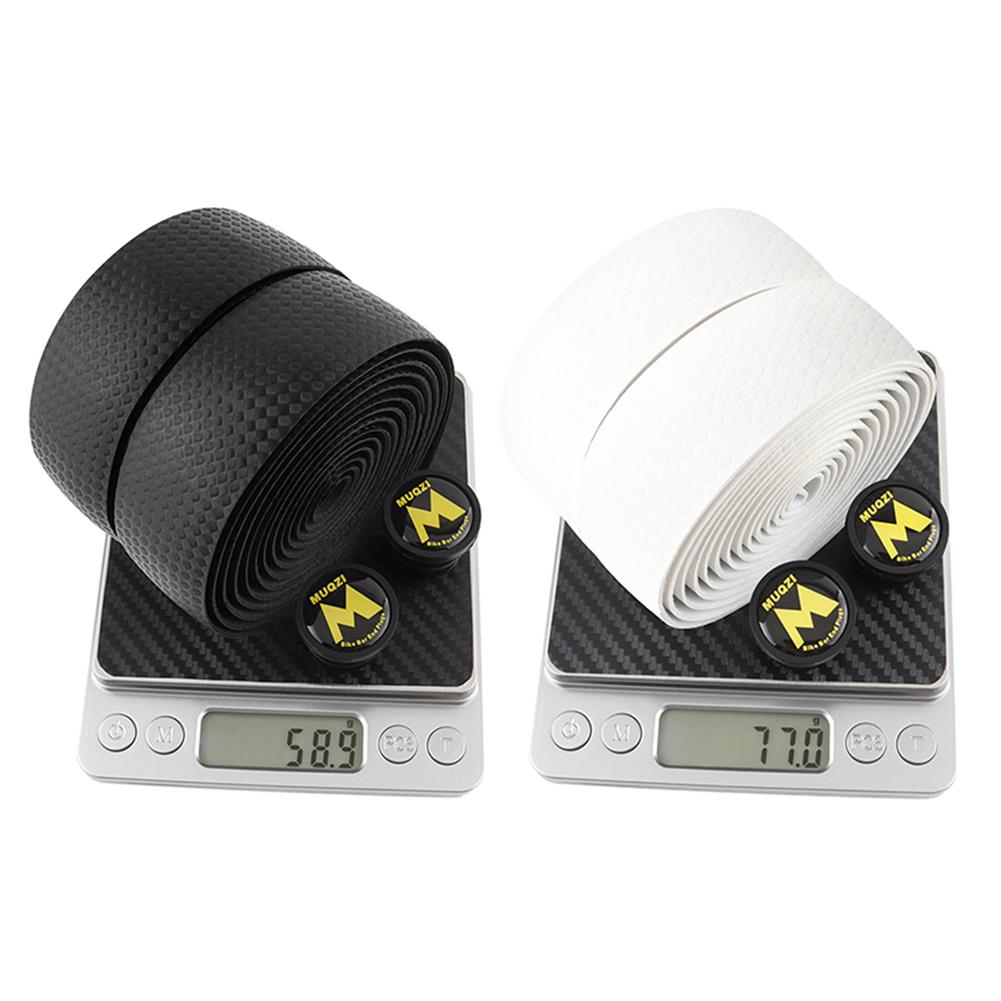 MUQZI PU EVA Handlebar Tape Anti-Slip Damping Road Bike Handle Belt Wraps Sweat Absorption Quick-drying Enhance Bike Grip