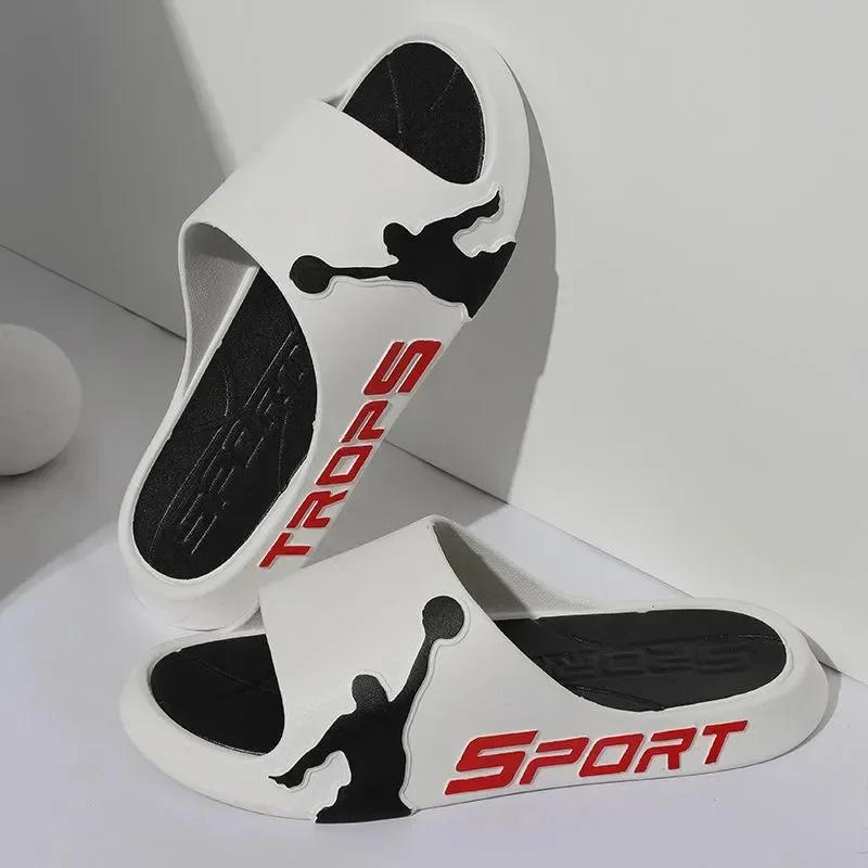 Fashion Men's Slippers Unisex Flat Sandals Anti-slip PVC Durable Sandalias Outdoor Beach Flip Flops for Men Shoes Women Slides Chanclas