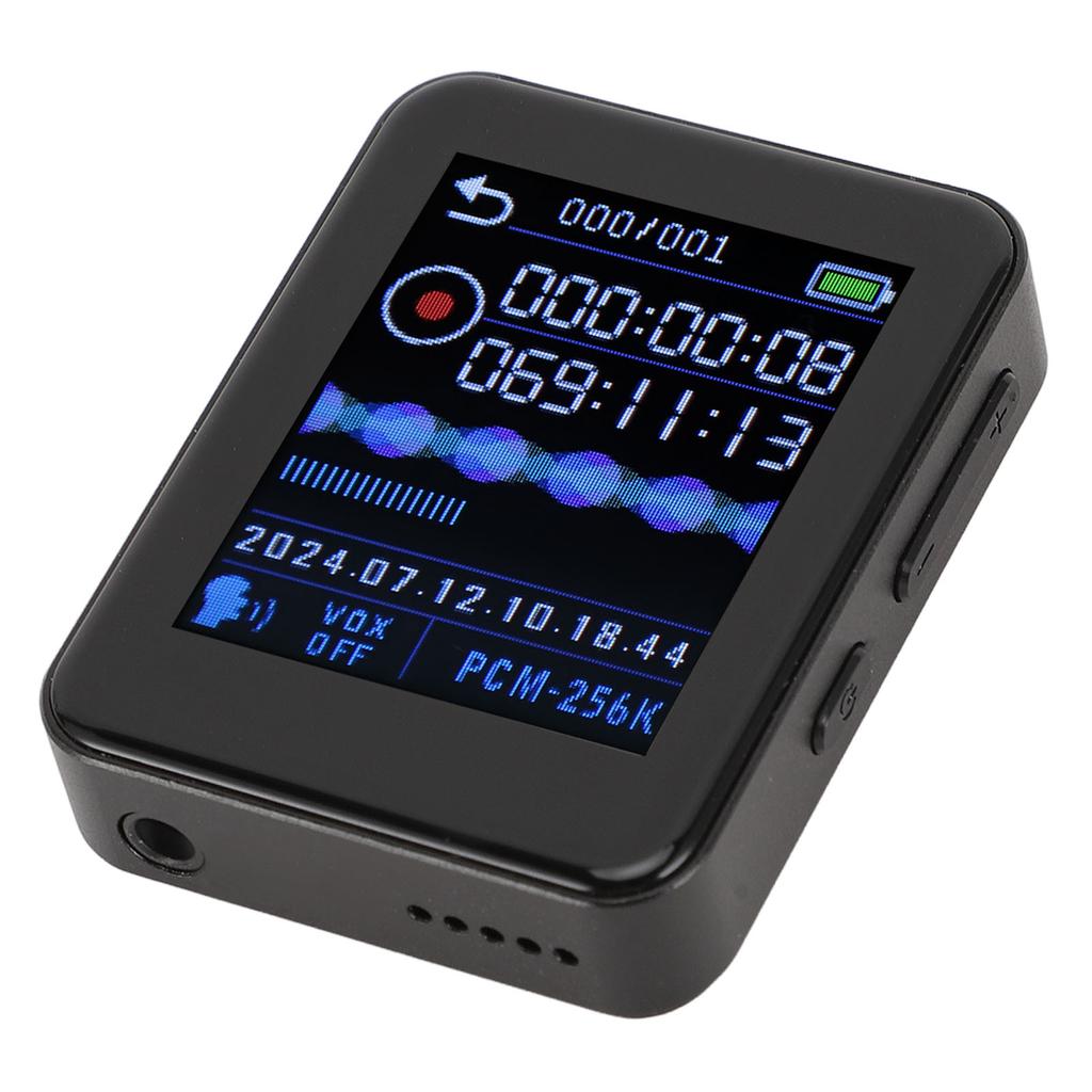 Voice Recorder Voice Activated Noise Reduction HD Timed MP3 Player Power Off Auto Save Voice