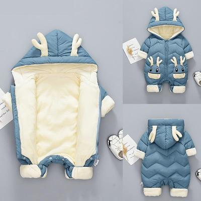 Neugeborenen Romper Baby Winter Plus Dicken Overall Mädchen Overalls Kleinkind Mantel Winter Herbst Overalls Kinder Oberbekleidung Kinder Schneeanzug