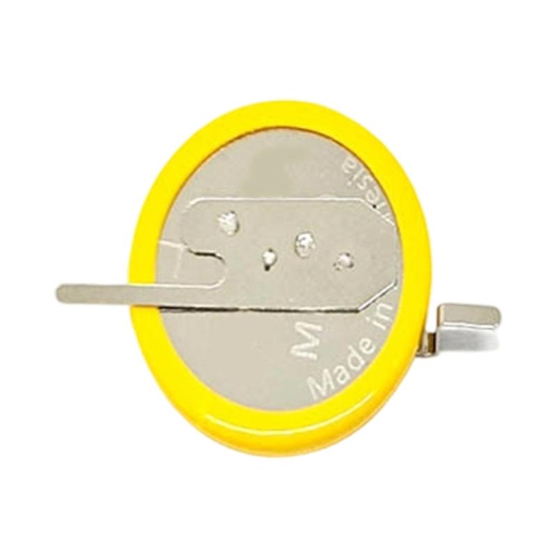 Metal Solder Tab ML1220 3V Button Battery with Soldering Pin For Clock Backup And Precised Instrument