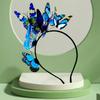 Butterfly Fascinator Headband Elegant Hair Accessory for Women and Girls Halloween Party Cosplay Bridal