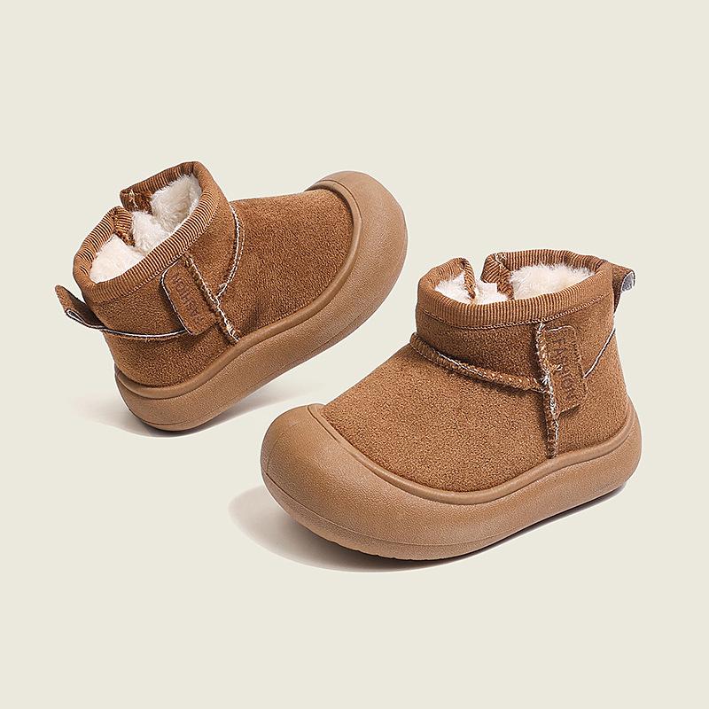 Warm Winter Velvet-Lined Children's Snow Boots (1-7Y) – Non-Slip, Waterproof, Soft Sole