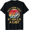 Fischer, ich kann heute nicht arbeiten, mein Arm ist im Gips, Lustiges Geschenk Unisex-T-Shirt