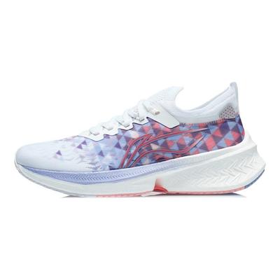 Li Ning Feidian Discovery Breathable And Resilient Low Top Running Shoes Women's White Blue ARMR006-8