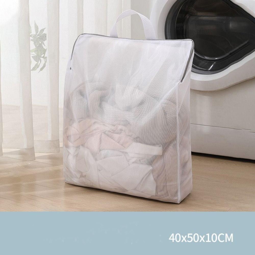 Reusable Laundry Hand Bag Zippered Clothing Care Bag Washing Machine Clothing Care