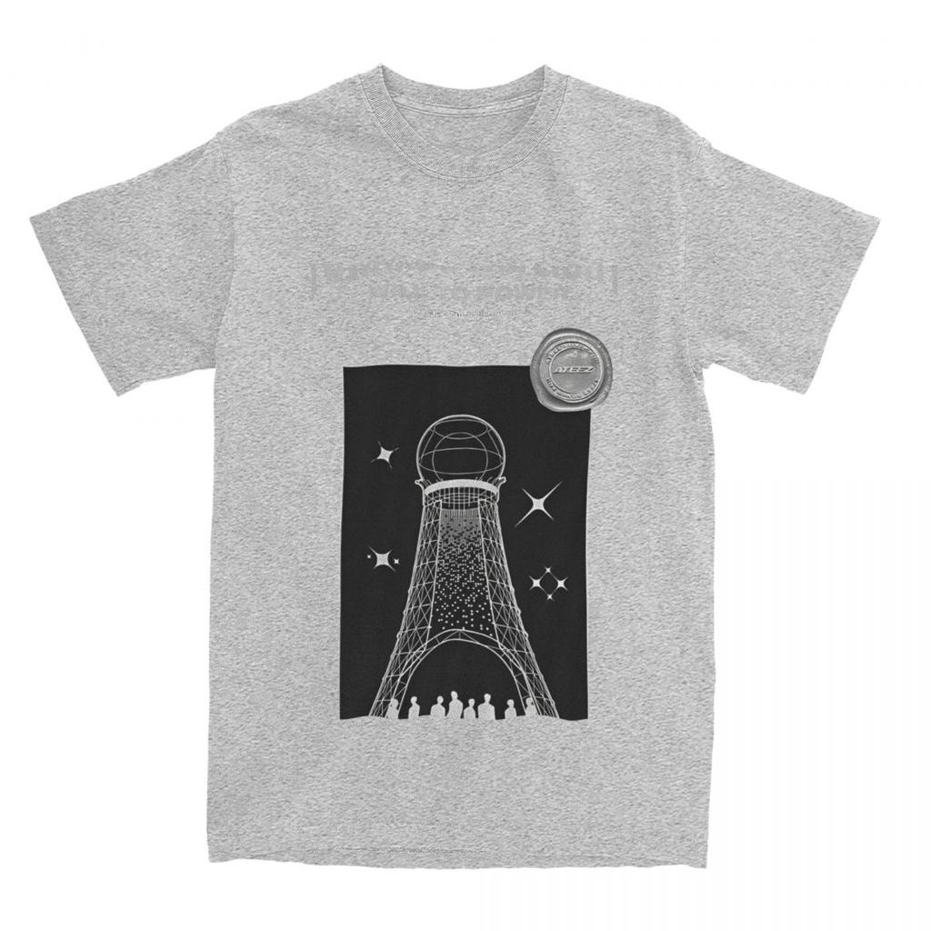 Korean Kpop 2025 Ateez World Tour Towards The Light: Will To Power T Shirts Short-Sleeve Classic Tops Cotton Oversize Top Tees