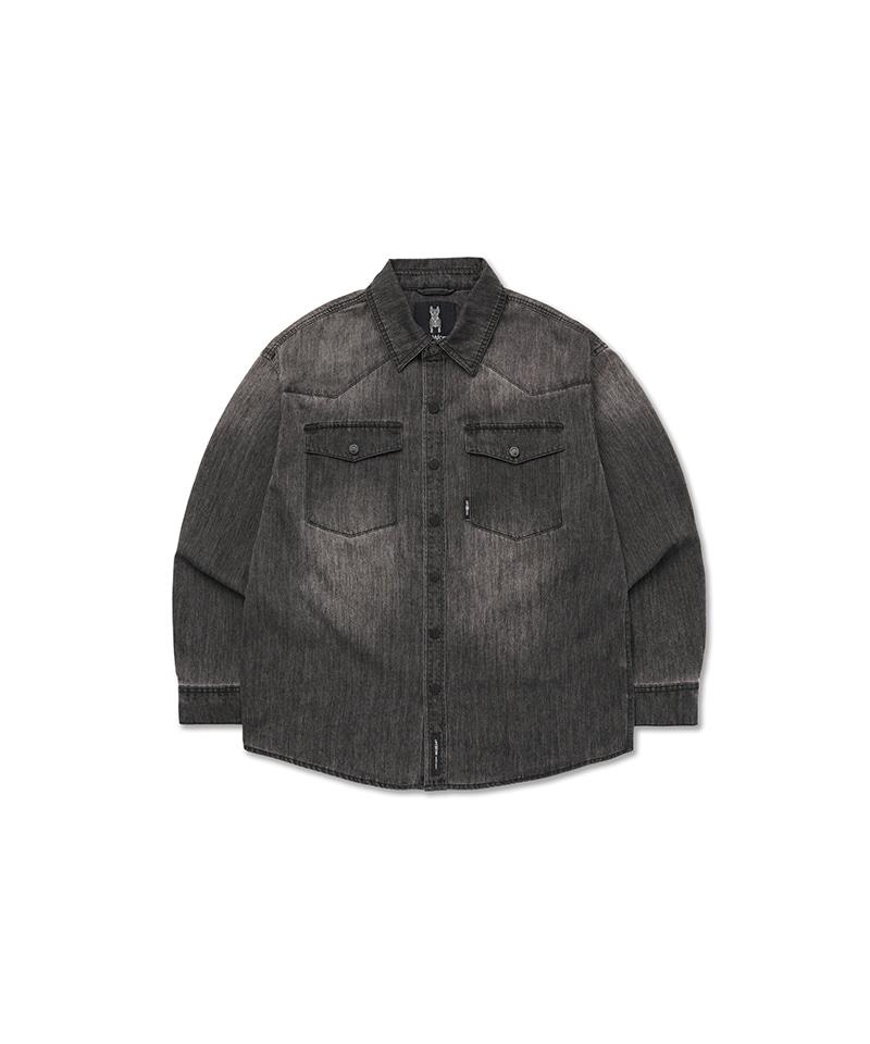 Life Work Two-Pocket Snap Denim Shirt White/M