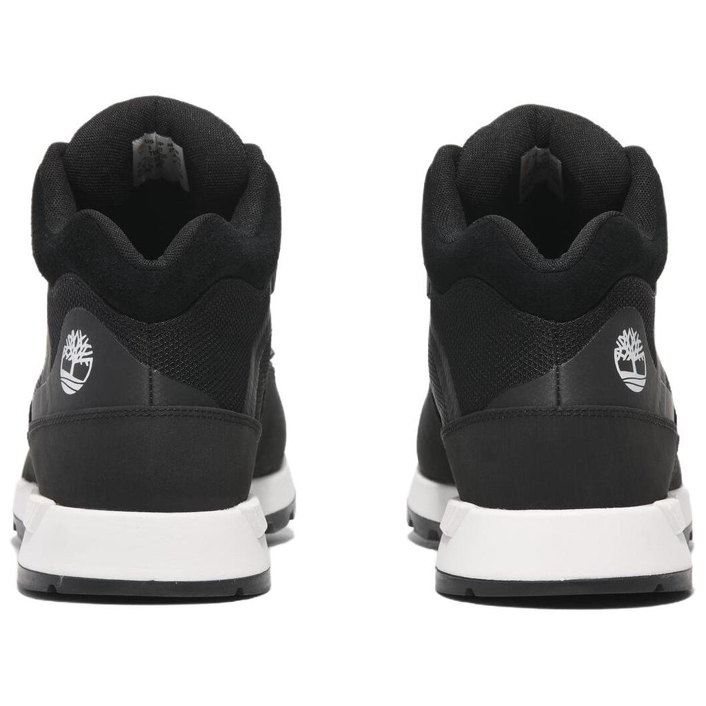 Timberland Men's Sprint Trekker Mid Lace-Up Sneaker Black Nubuck A6CPSW05