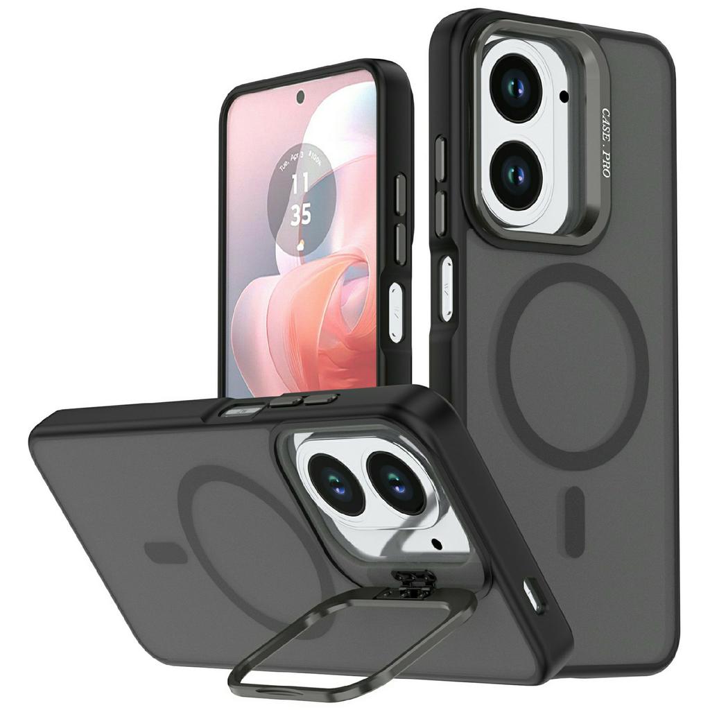 Für Xiaomi Redmi A5 4G (171,7 mm) Magnetische Hülle Faltbarer Ständer Mattes PC + TPU Handyhülle