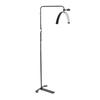 LED Half Moon Floor Light Remote Aluminum Adjustable Standing Lash Lamp for Lash Extensions