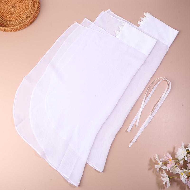 1Pair Women Sunscreen Long Detachable Tulle Sleeves Simple Decorative Tulle Sheer Arm Warmers Accessories